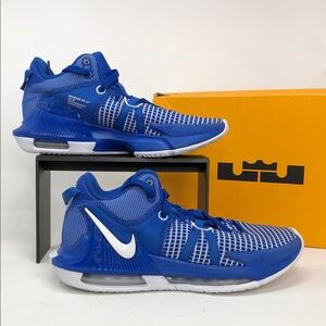Nike Lebron Witness VII 7 TB DZ3299-400 Game Royal Basketball Shoes - Size 6.5